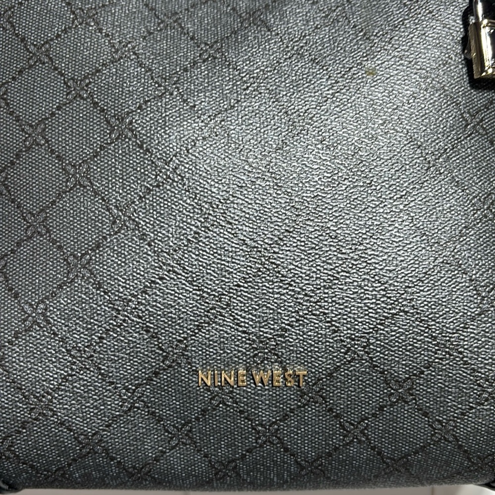 Nine West Brooklyn Jet Set grey/black shoulder bag - Picture 3 of 9